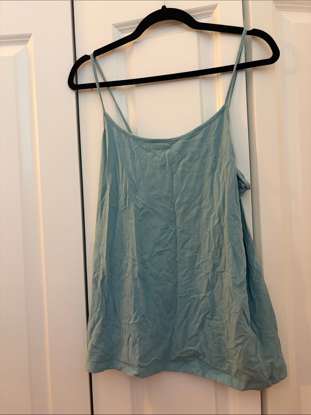 Time and Tru Light Blue Spaghetti Strap Camisole